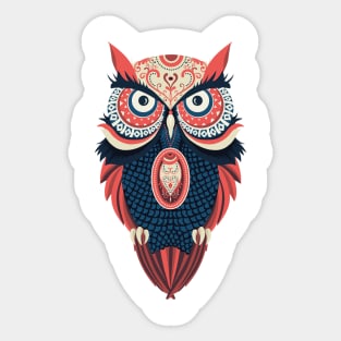 Owl Mandalla Graphic Tee Sticker